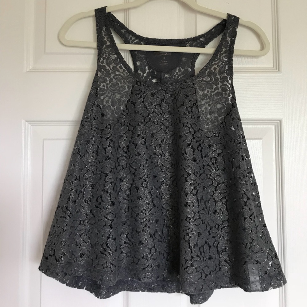 Arizona Grey Lace Tanktop